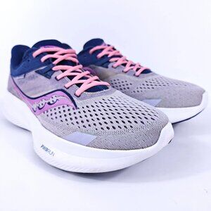 Saucony Ride 16 Womens 8.5 Cushioned Neutral Running Shoes Purple Blue S10830-30